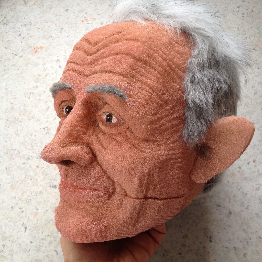 Malcolm Turnbull puppet head